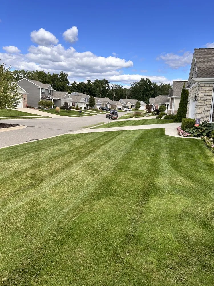 Professional residential landscaping in Howell, MI by TJH Outdoor