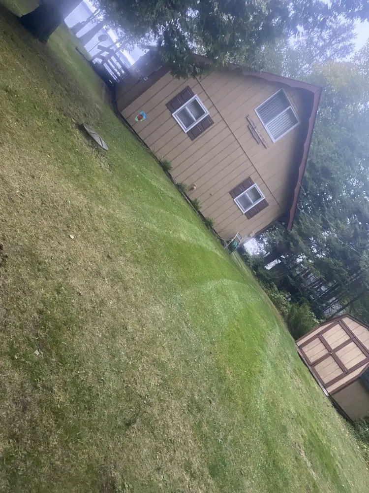 Affordable yard maintenance for homes in Brevort Township, MI by TJM Enterprise