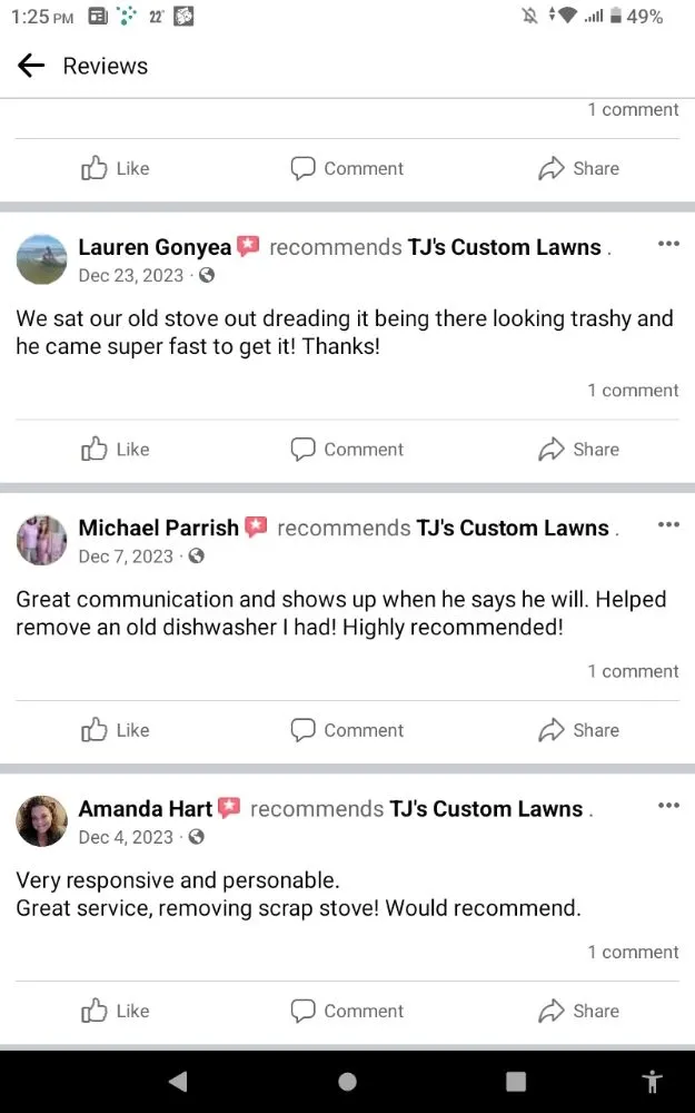 Local landscaping services for outdoor upgrades in Ovid, MI by TJ's Custom Lawns