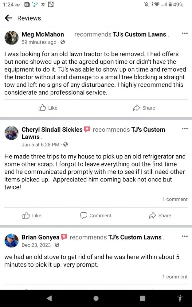 Local landscaping services experts serving Ovid, MI - TJ's Custom Lawns