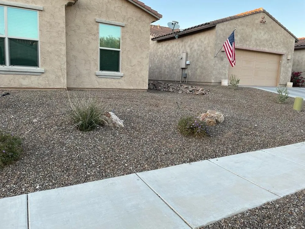 Custom residential landscaping for residential properties in Tucson, AZ by TJ's Moving, Landscaping, and Labor