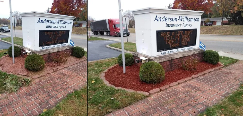 Custom garden landscaping with custom design across Xenia, OH - TJ's Property Management