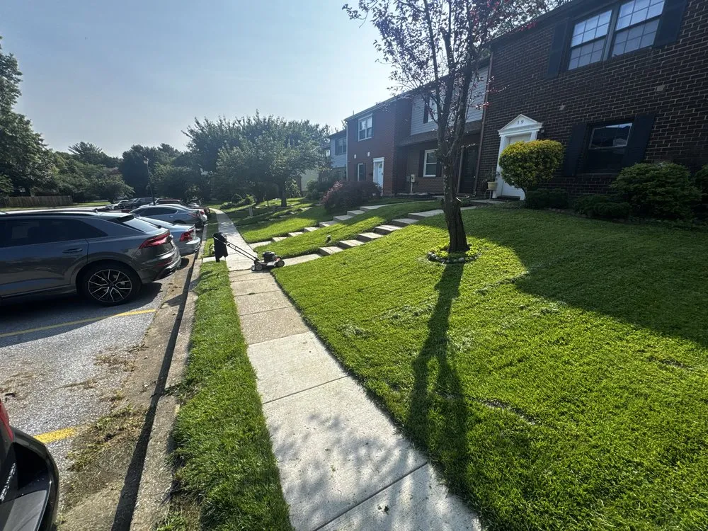 Custom outdoor landscaping in Rosedale, MD by T&K Lawmcare