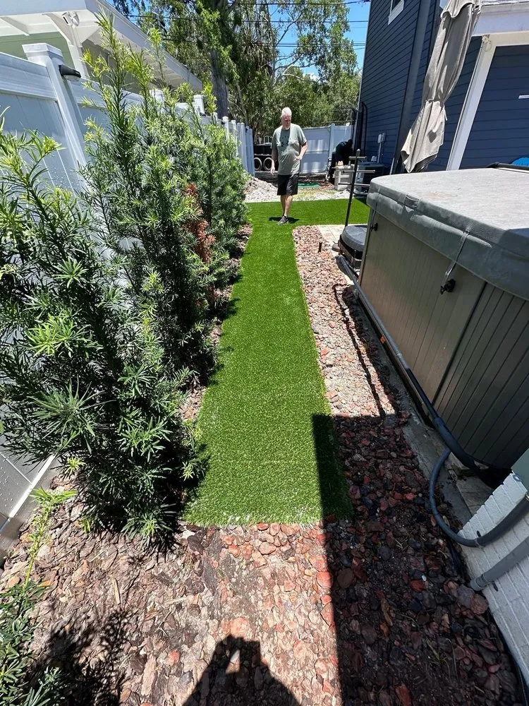 Top-rated garden landscaping experts serving Tampa, FL - TK Turf