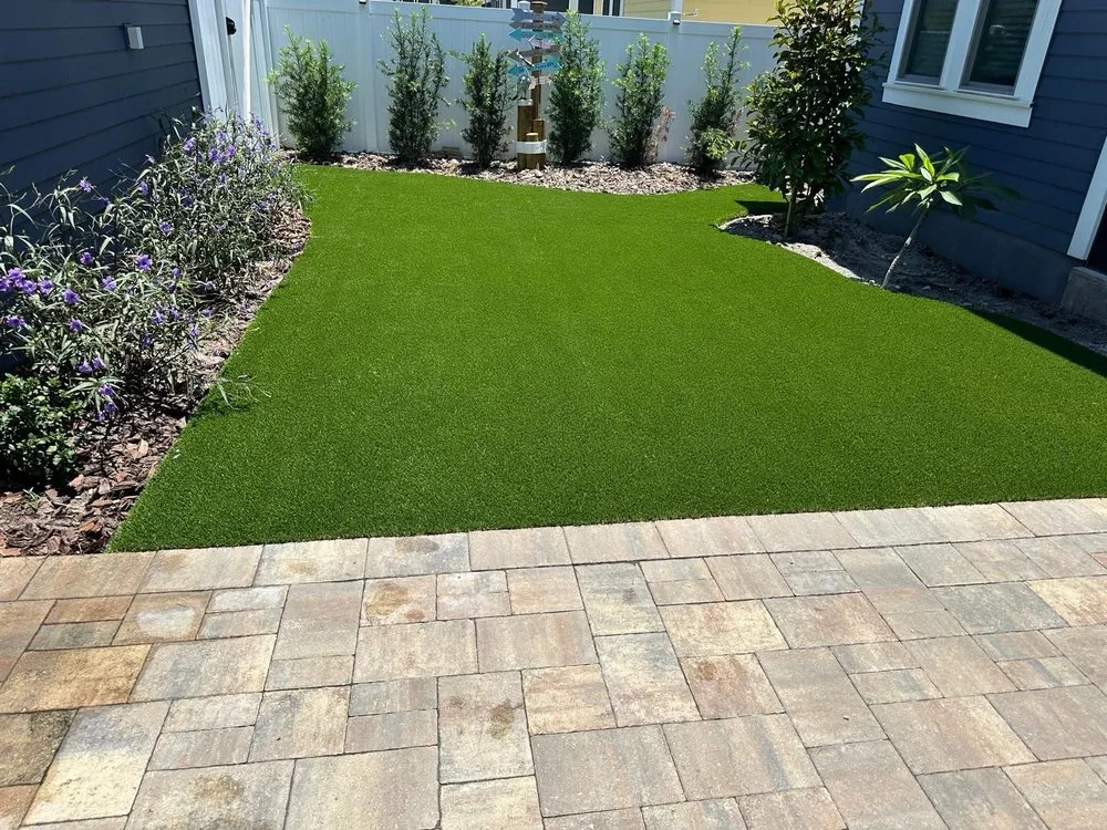 Professional lawn mowing service in Tampa, FL by TK Turf