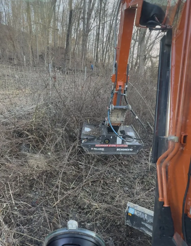 Custom garden landscaping in Franklin Furnace, OH by TK Williams Excavating