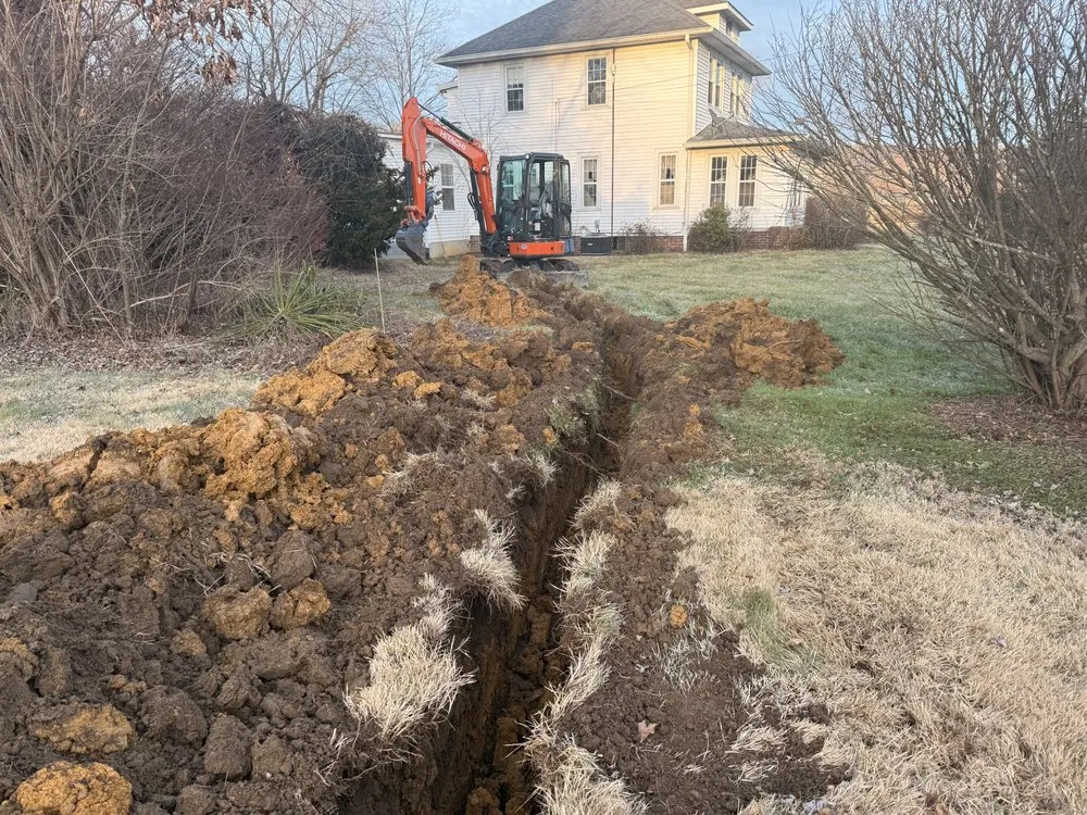 Local outdoor landscaping in Franklin Furnace, OH by TK Williams Excavating