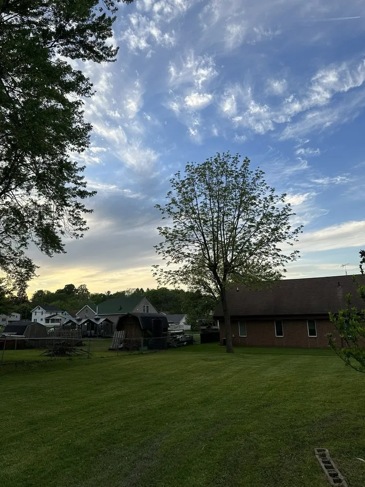 Custom lawn mowing service for beautiful yards in Canton, OH by TKLandscapes