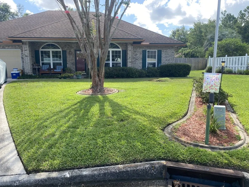 Custom residential landscaping in Jacksonville, FL by TK’S Lawn Care & Home Services