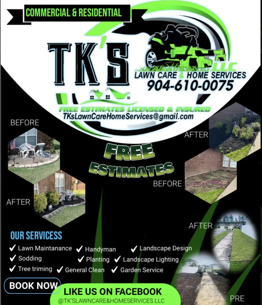Professional landscaping services for outdoor upgrades across Jacksonville, FL - TK’S Lawn Care & Home Services