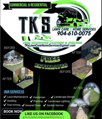 TK’S Lawn Care & Home Services Logo