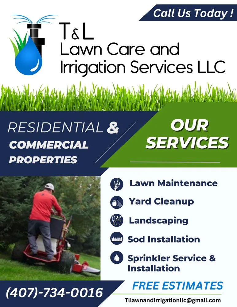 Trusted yard cleanup service near you across Orlando, FL - T&L Lawn and irrigation services