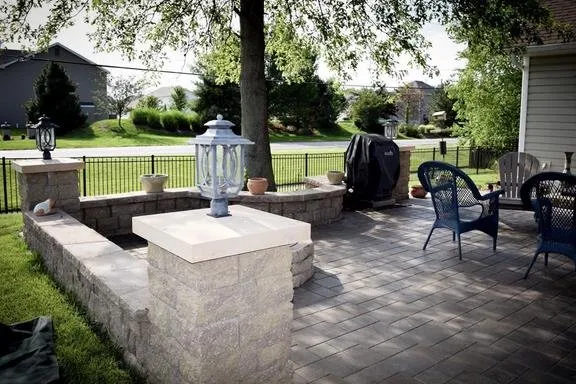 Custom yard cleanup service with custom design across Swansea, IL - T.L.C. Landscape