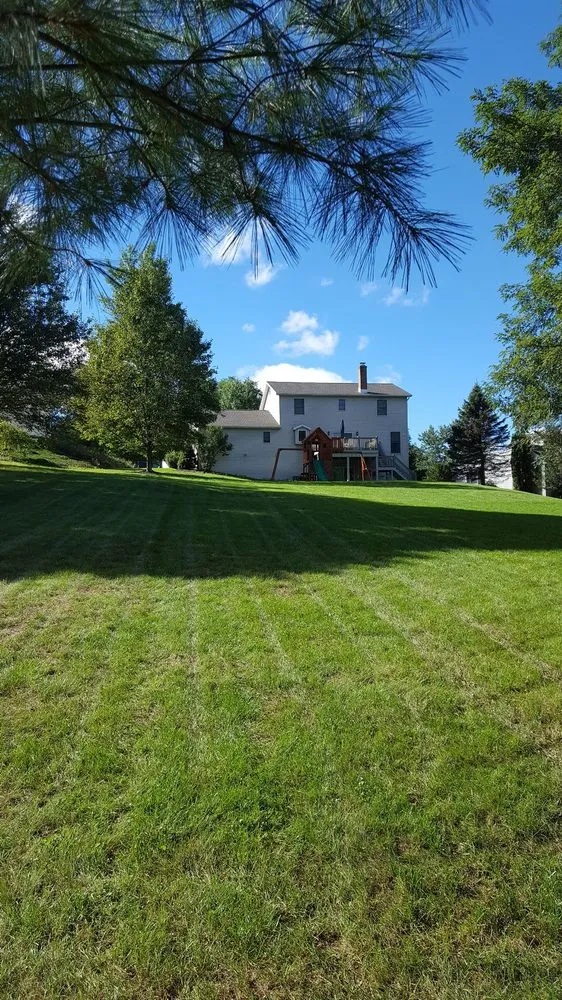 Custom landscape installation in Camp Hill, PA by TLC Lawn Care & Landscaping