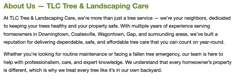 Top-rated garden landscaping experts serving Coatesville, PA - TLC Tree & Landscaping Care