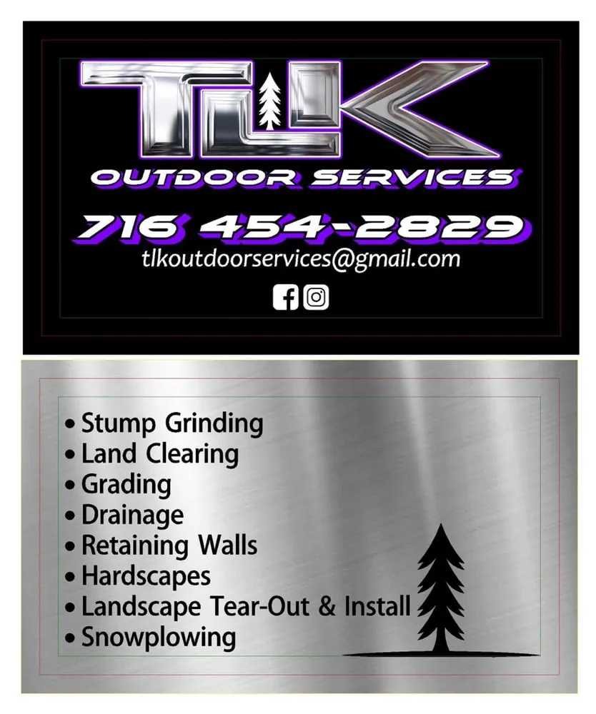 Custom yard cleanup service for residential properties in Wilson, NY by TLK Outdoor Services