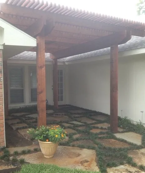 Custom yard maintenance for residential properties in Allen, TX by TLS Landscape