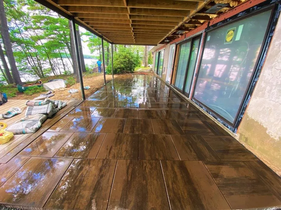 Expert outdoor landscaping for residential properties in Hawley, PA by TM Morey