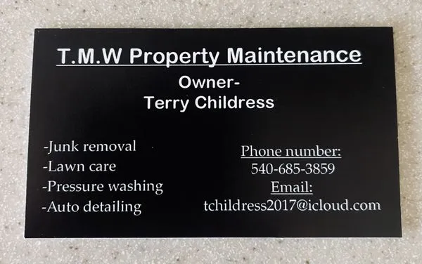 TMW Property Maintenance Logo