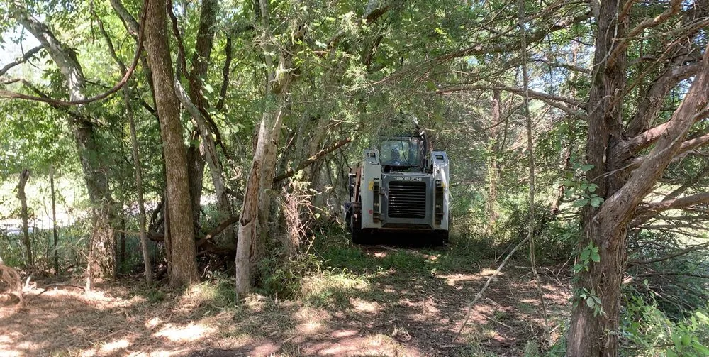 Reliable yard cleanup service for residential properties across Mt. Juliet, TN - TN Brush Busters & Excavation