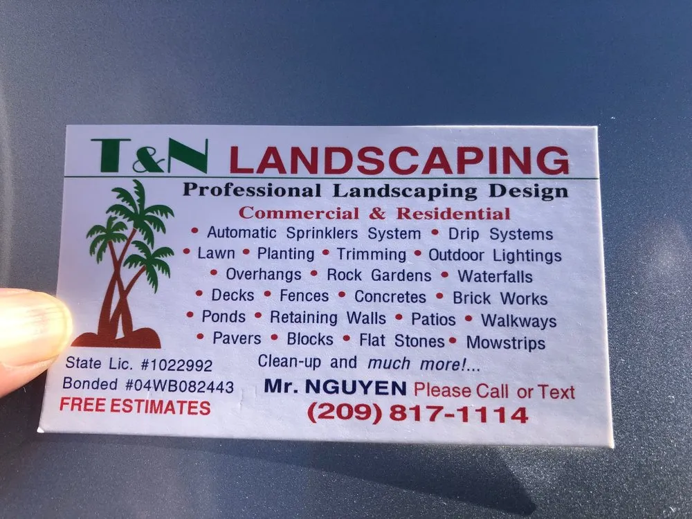 Reliable outdoor landscaping for outdoor upgrades across Stockton, CA - T&N Landscaping