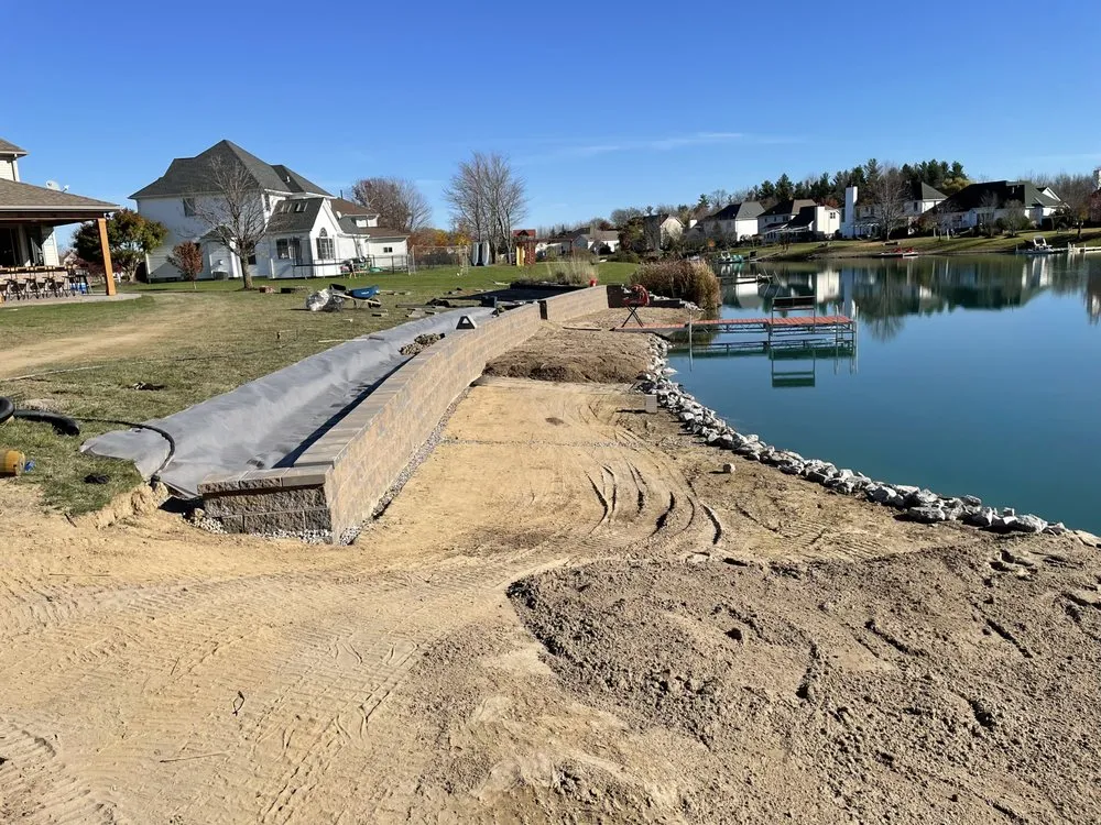 Professional landscape installation with custom design across Buffalo, NY - TNA Landscaping