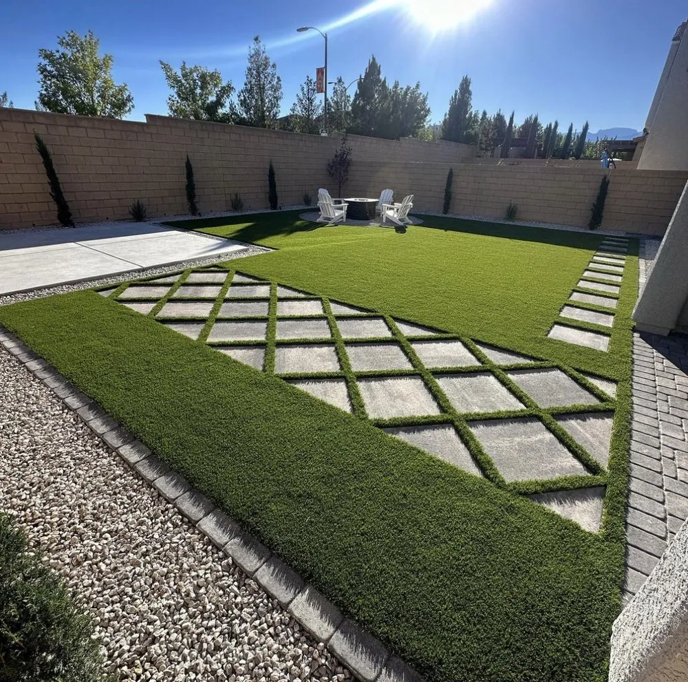 Professional landscape installation with custom design in Henderson, NV by TND Landscaping and Construction