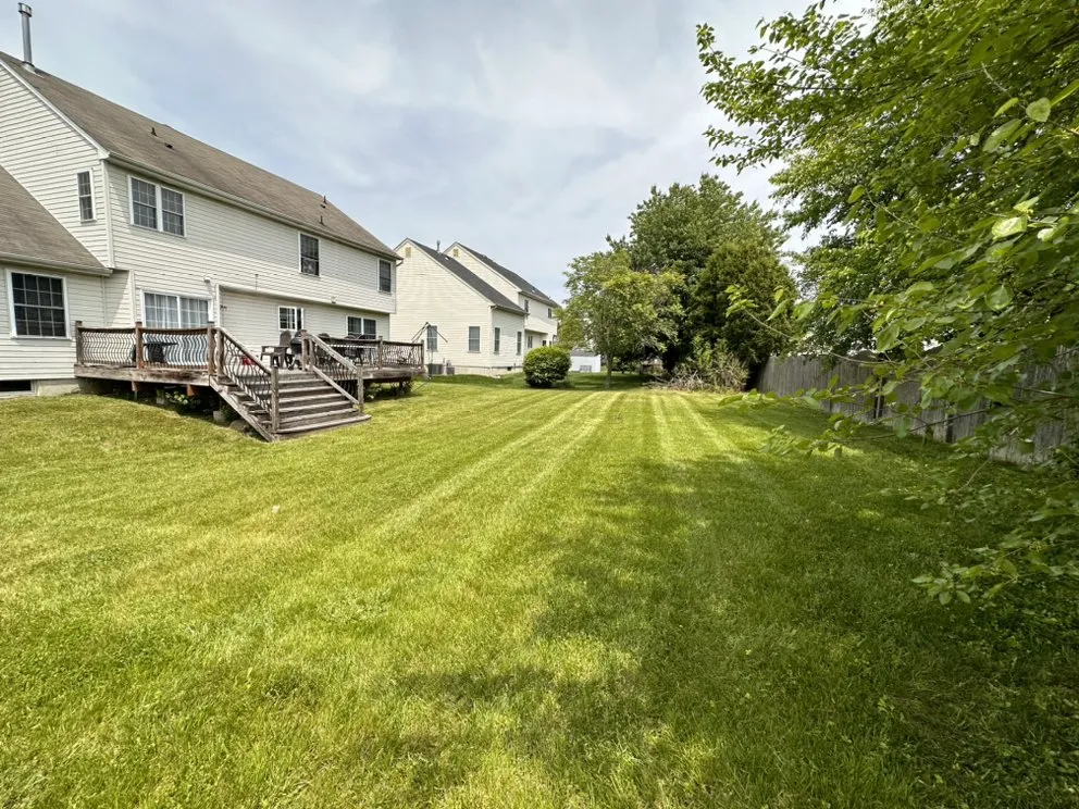 Professional lawn mowing service with custom design in Eastampton Township, NJ by TnF Landscaping