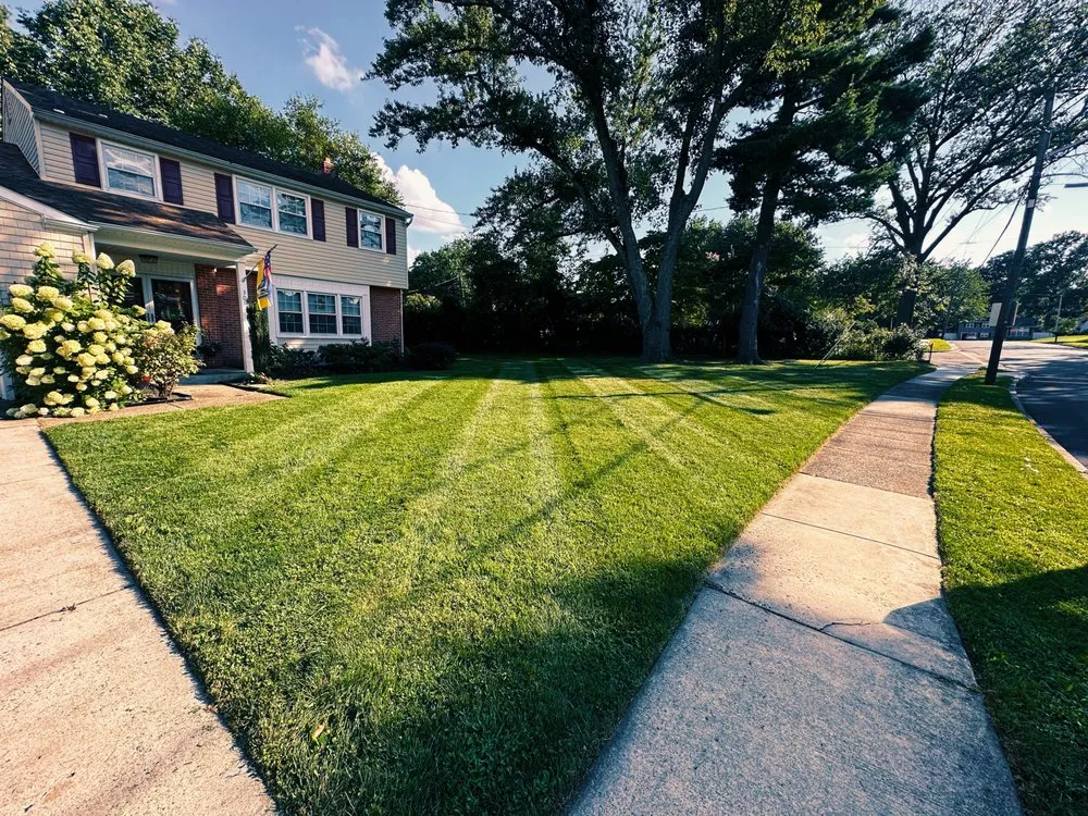 Professional lawn mowing service in Eastampton Township, NJ by TnF Landscaping