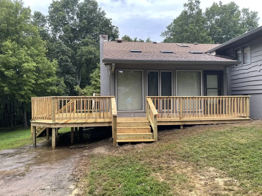 Custom landscape design for year-round maintenance in Crossville, TN by TNT Landscape Services