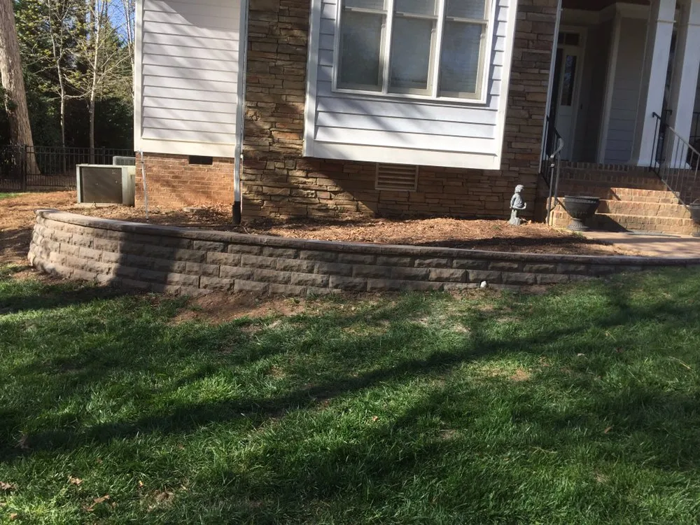Reliable garden landscaping for homes in Wake Forest, NC by Tobby’s lawn care llc