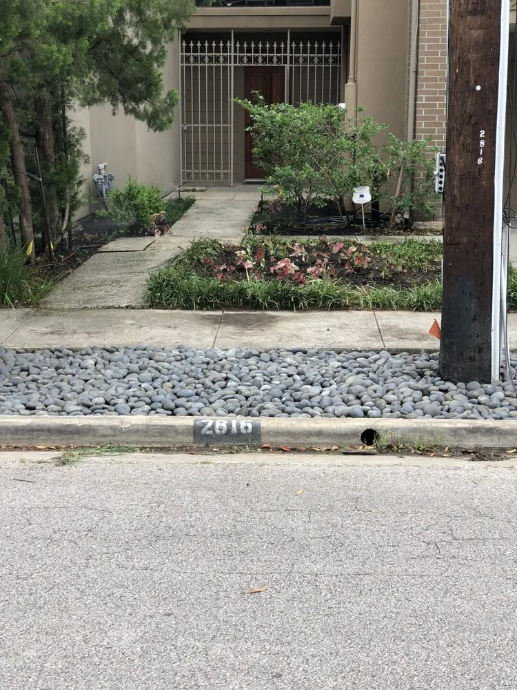 Affordable lawn mowing service for year-round maintenance in Houston, TX by Tocm Lawn and Landacaping