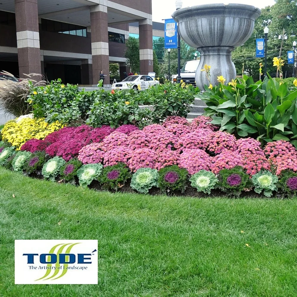 Trusted lawn mowing service with custom design in Oakland, NJ by Todé Landscape Contractors