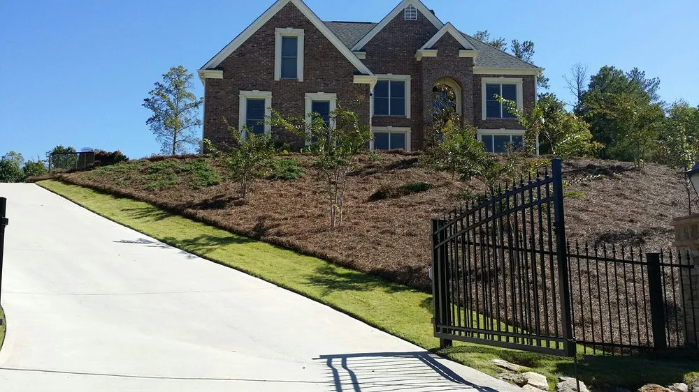 Expert lawn mowing service for outdoor upgrades in Marietta, GA by Today's Pinestraw and Landscaping Services