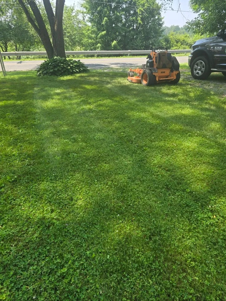 Affordable residential landscaping in Sanford, MI by Todd's Lawn Maintenance