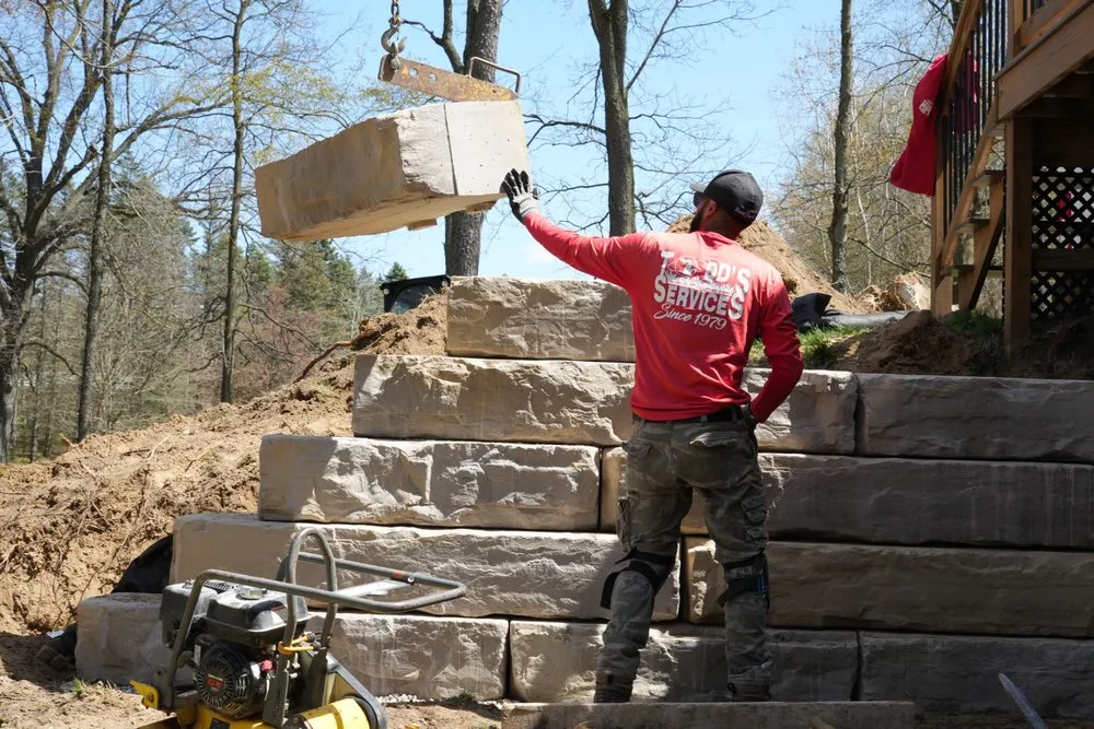 Expert landscape design in Kingsley, MI - Todd's Services