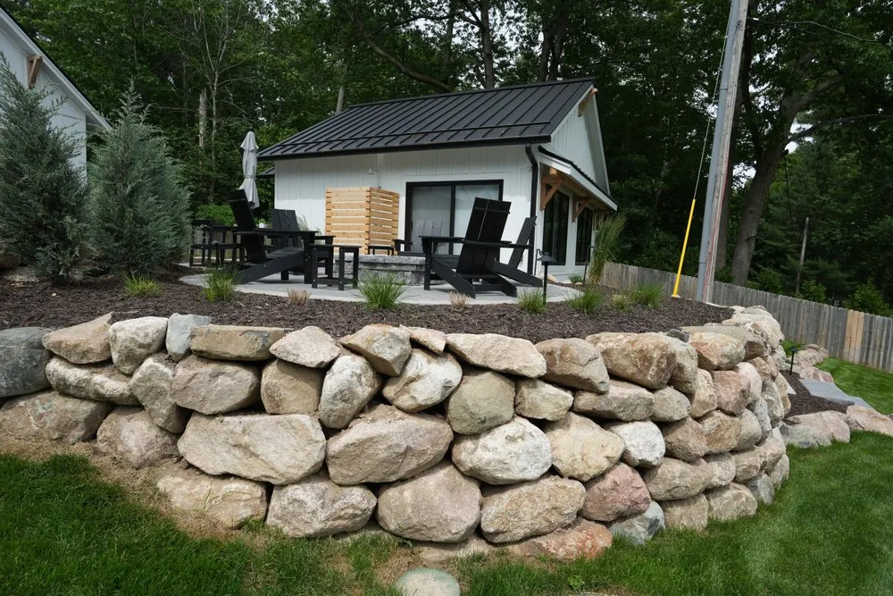 Affordable landscape design with custom design in Kingsley, MI by Todd's Services