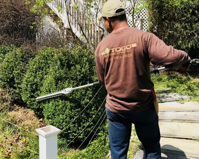 Affordable outdoor landscaping with custom design in Spencerville, MD by Togo Landscaping