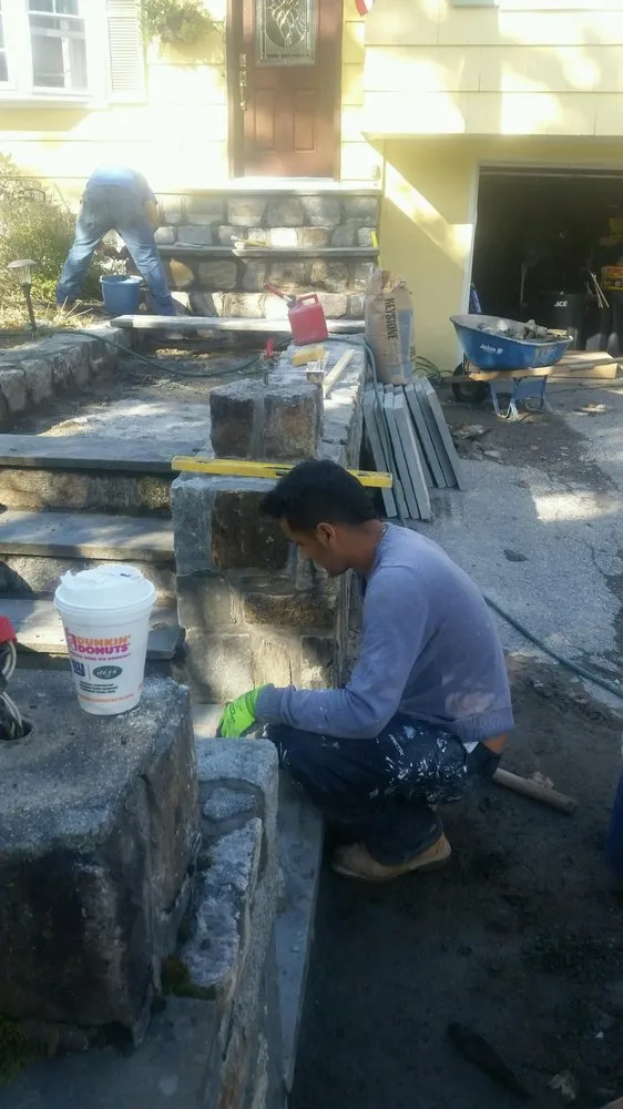 Professional yard maintenance for year-round maintenance in Danbury, CT by Toledo Masonry