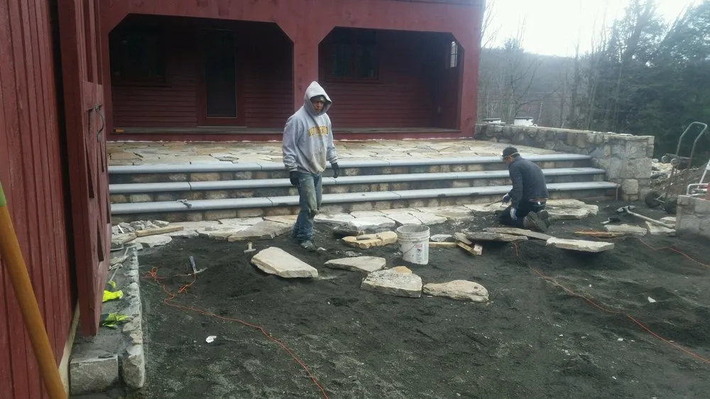 Local lawn care service for residential properties in Danbury, CT by Toledo Masonry