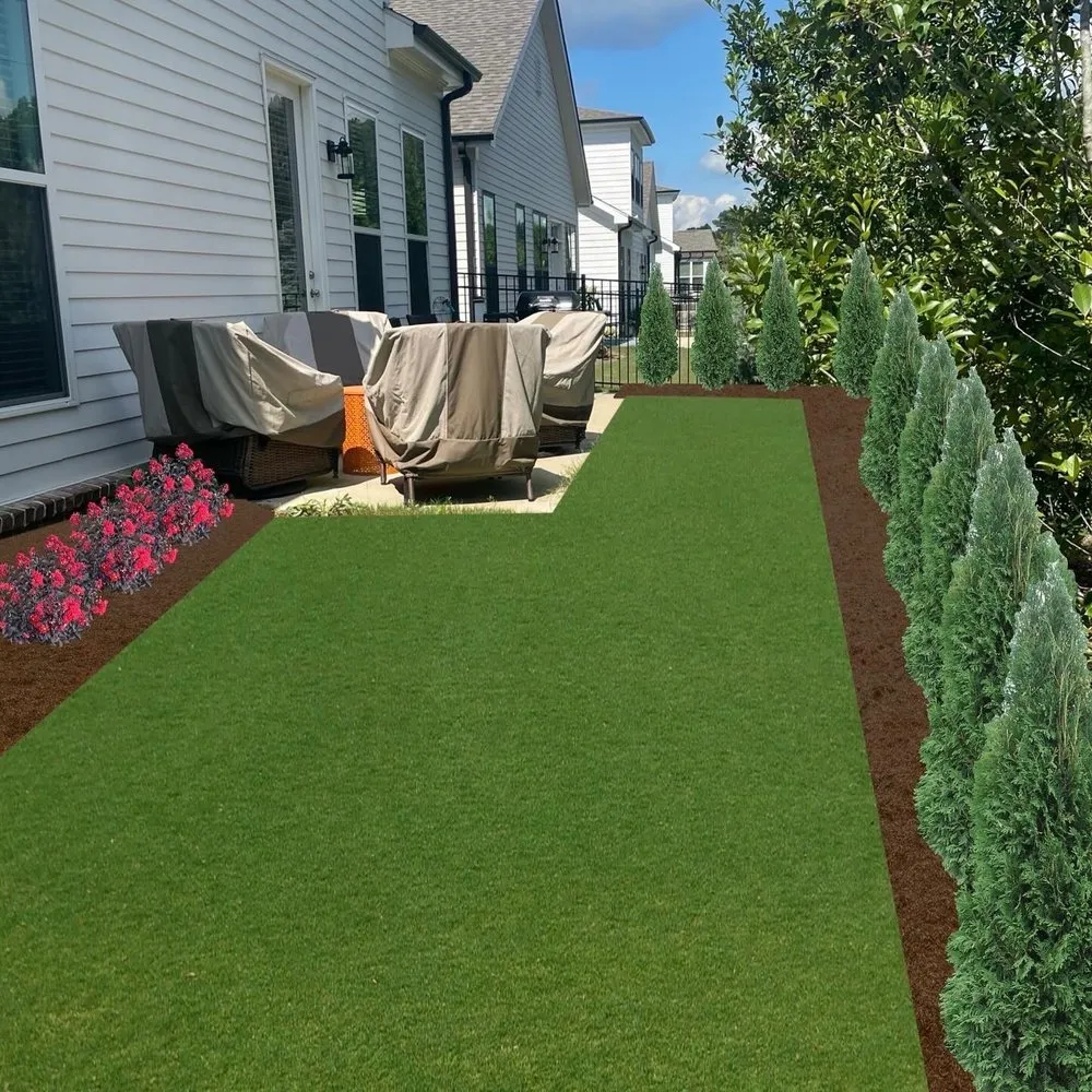 Professional outdoor landscaping in Woodstock, GA by Tomahawk Turf Landscape