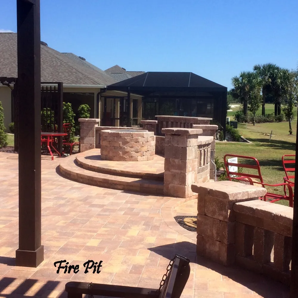 Custom outdoor landscaping in The Villages, FL by Tomas Landscaping