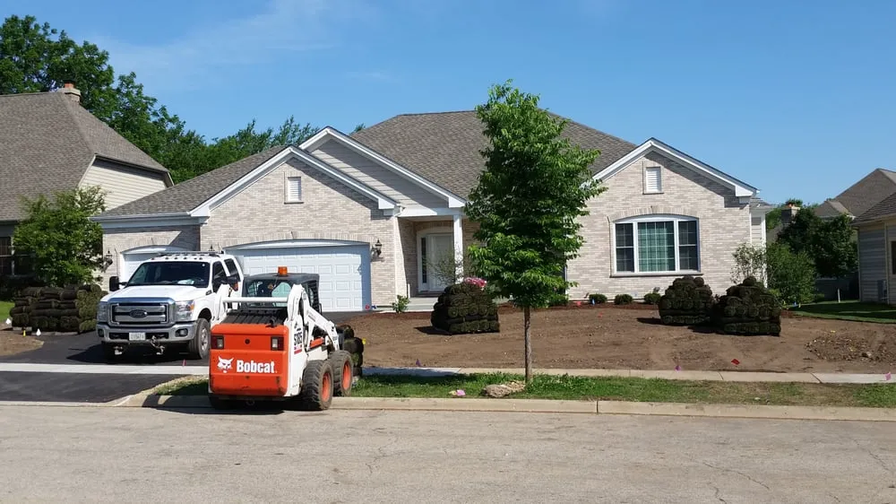 Custom garden landscaping in Cary, IL - Tomasello's Landscaping