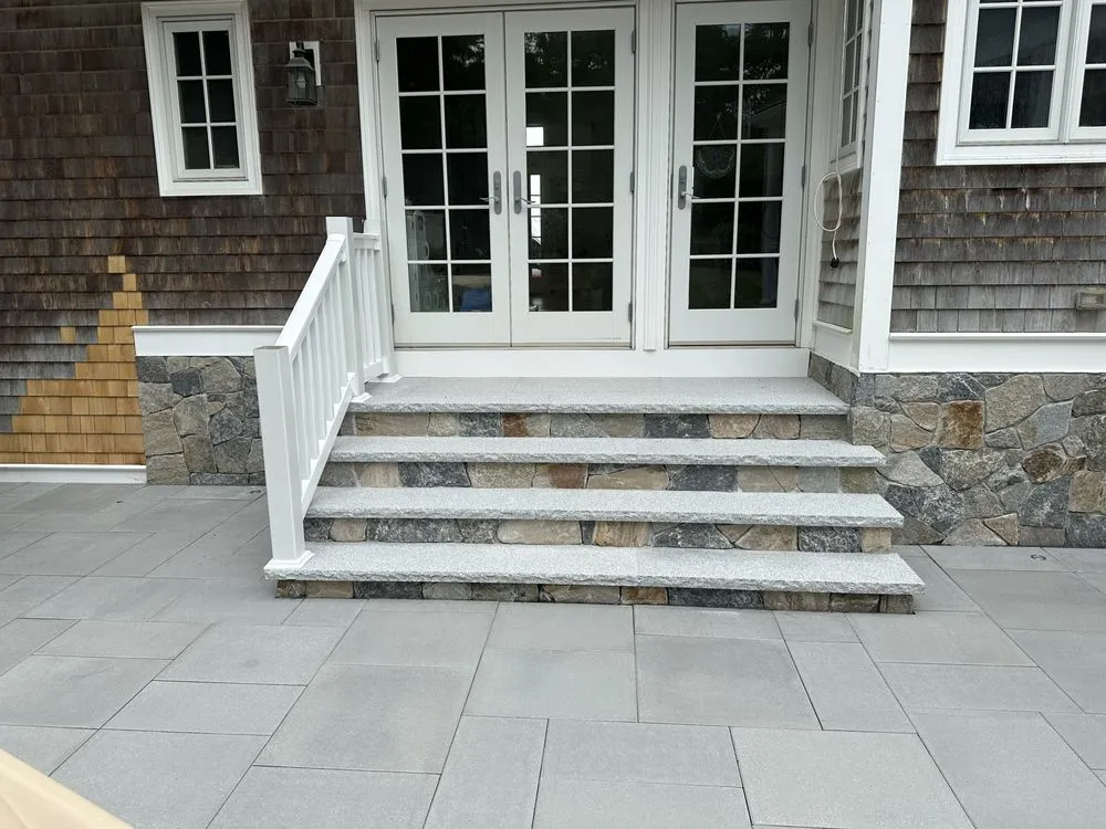 Custom yard cleanup service for residential properties in Rockland, MA by Tomaz Construction & Design