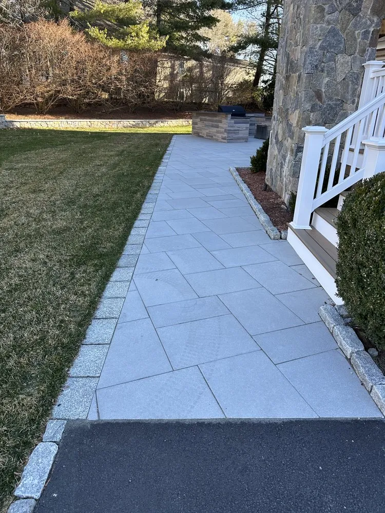 Trusted landscape installation in Rockland, MA by Tomaz Construction & Design