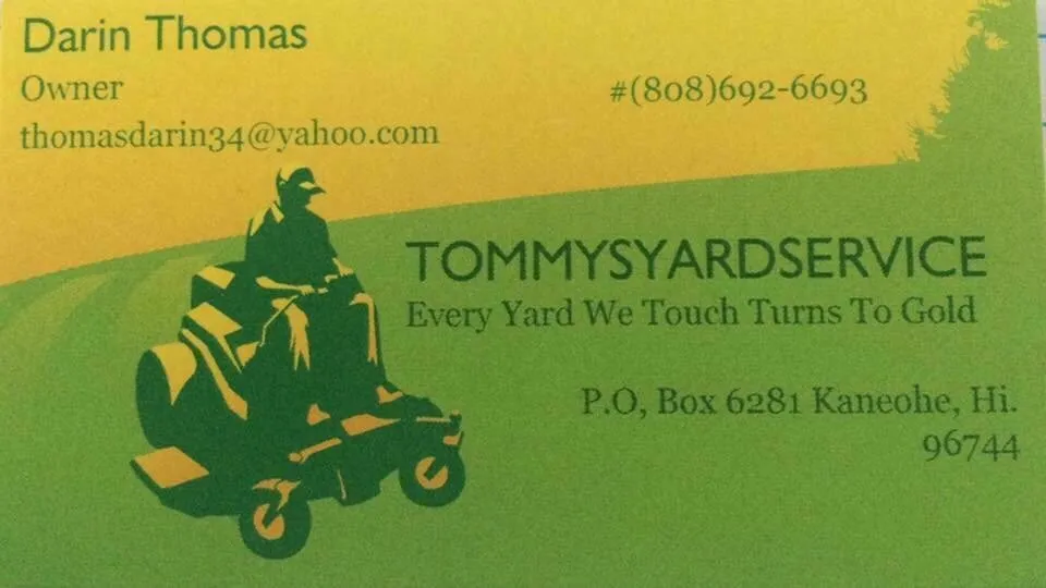Reliable landscape installation in Kaneohe, HI by Tommys Yard Service