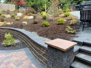 Custom lawn mowing service with custom design across Mukilteo, WA - Toms Landscaping