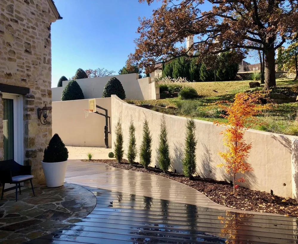 Local landscaping services for year-round maintenance in Tulsa, OK by Tom's Outdoor Living