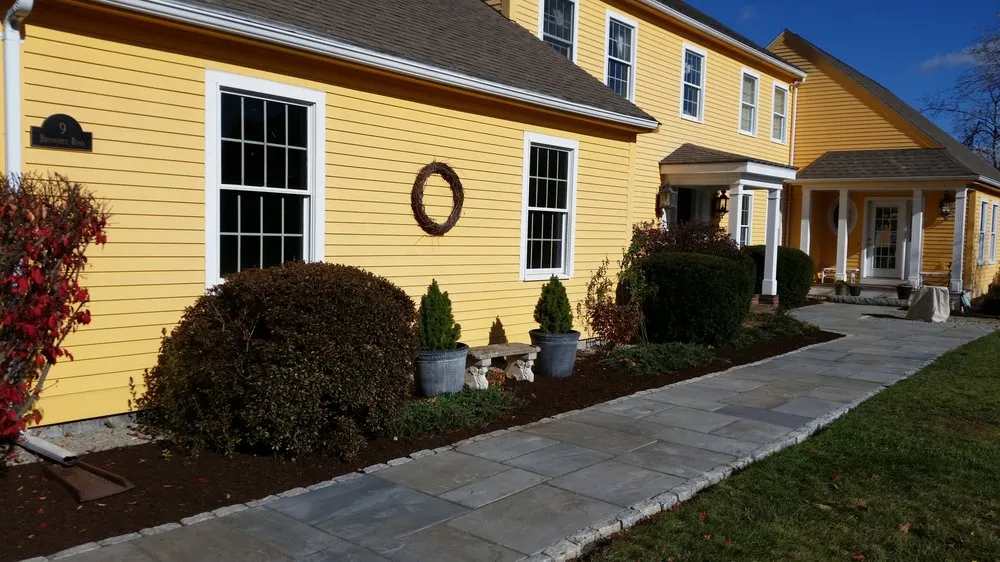 Custom landscape design in Acton, MA by Tom's Yard Care
