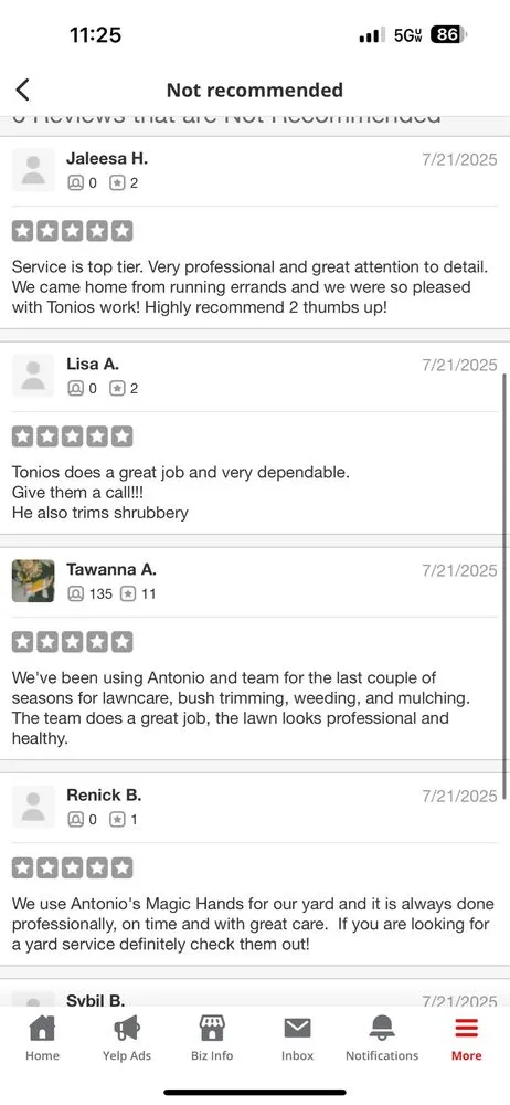 Trusted landscape installation in Akron, OH by Tonios Magic Hands